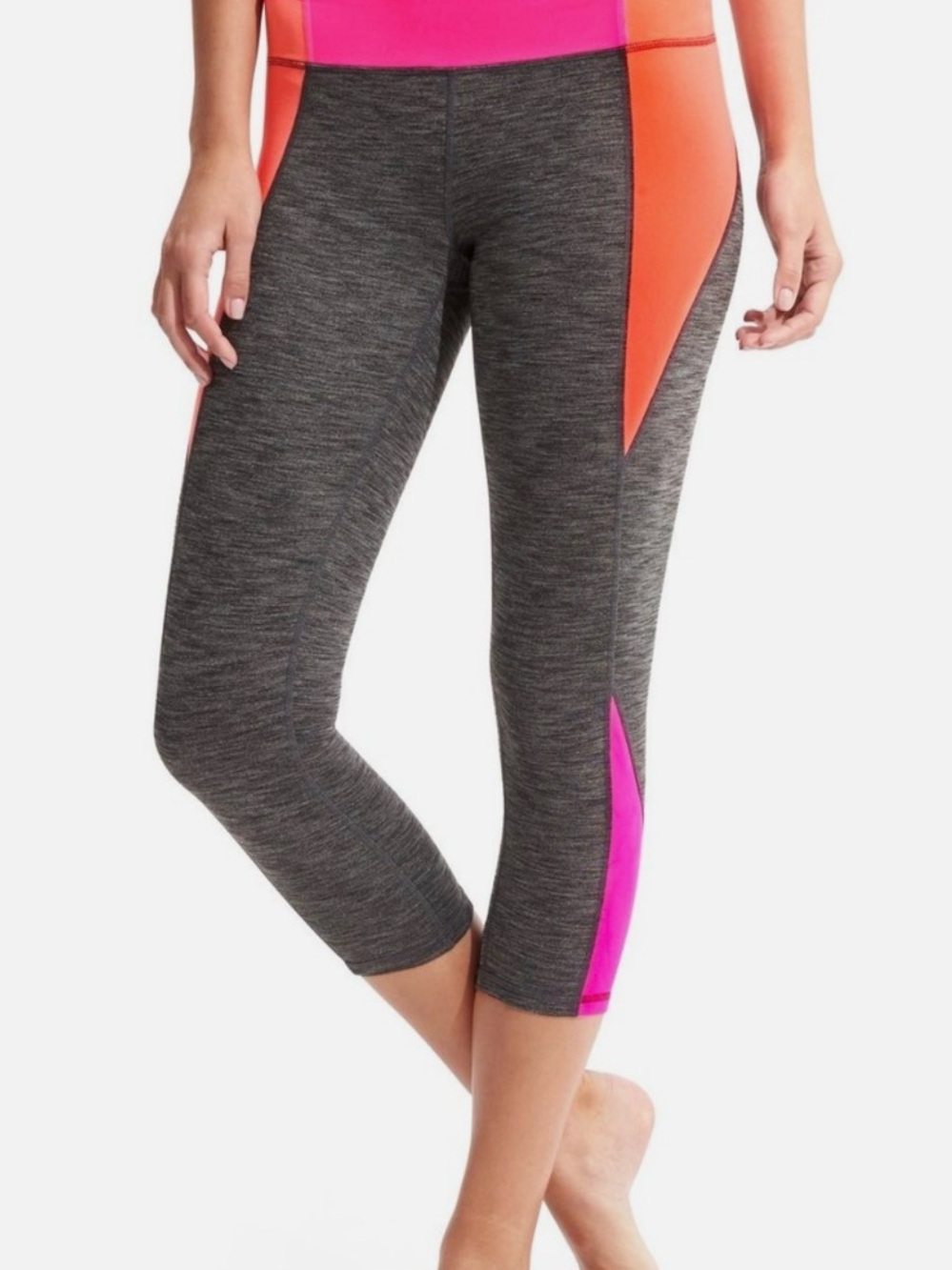 ATHLETA Woman’s XS Chaturanga Color-block Athletic Leggings NWOT